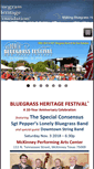 Mobile Screenshot of bluegrassheritage.org